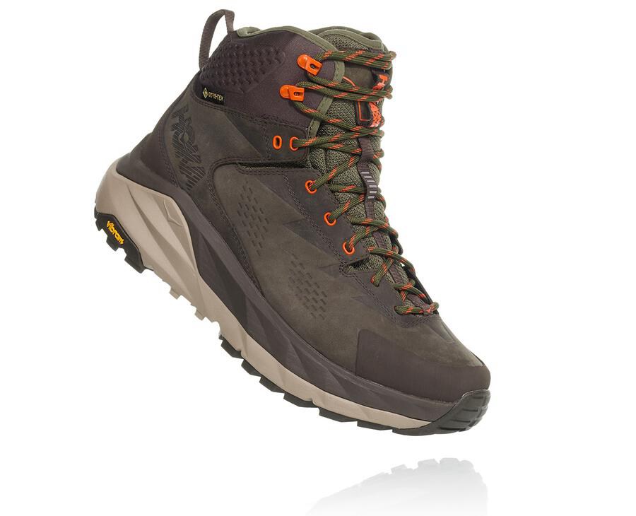 Hoka One One Hiking Boots Mens Brown - Kaha GORE-TEX - 82035QXVL